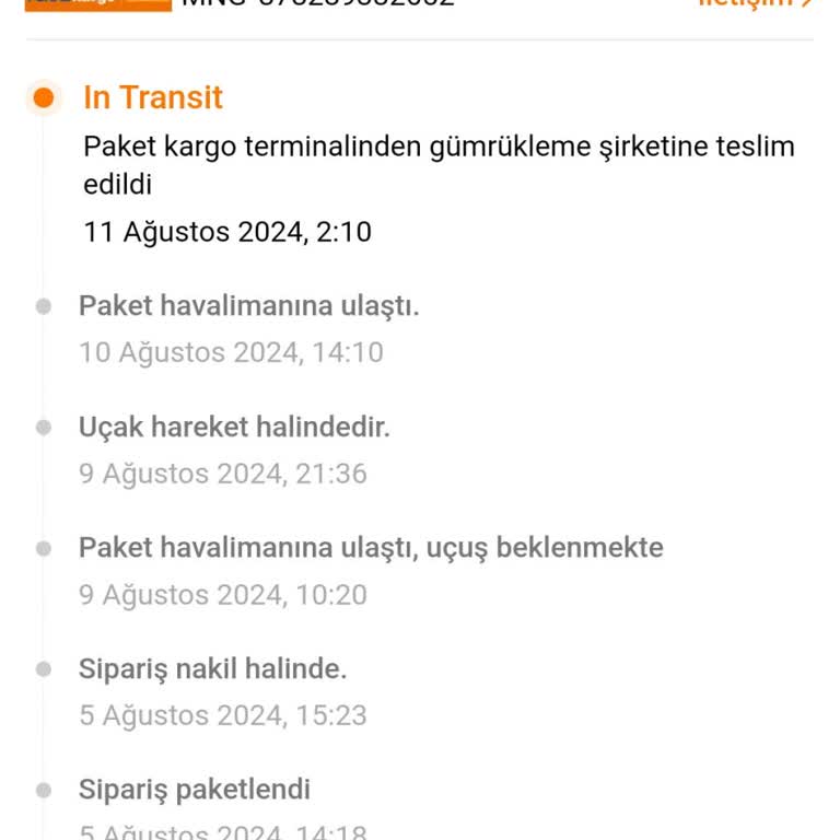 MNG Kargo Tarafından Temudan Verilen Siparişler Bekletiliyor