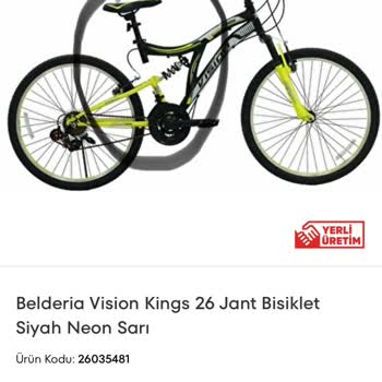 A101 Den Aldığım 26 Jant Belderia Bisiklet