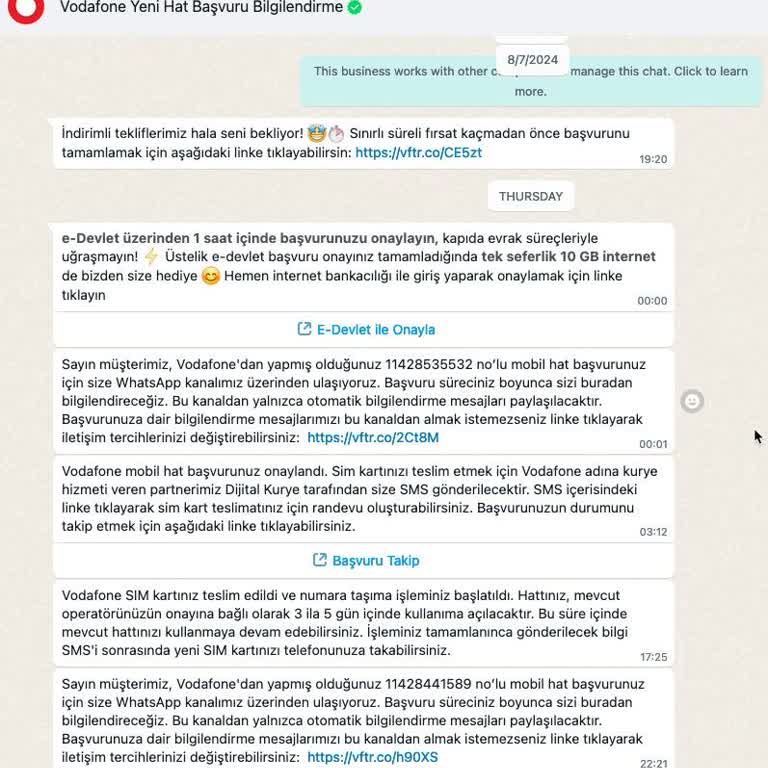 Vodafone Başvuru Sürecinde Yaşanan Aksaklıklar