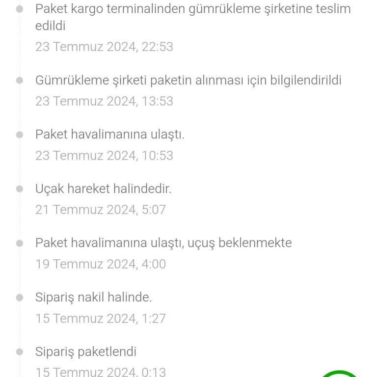 Temudan Verdiğim Siparişler 1 Aydır Gelmedi