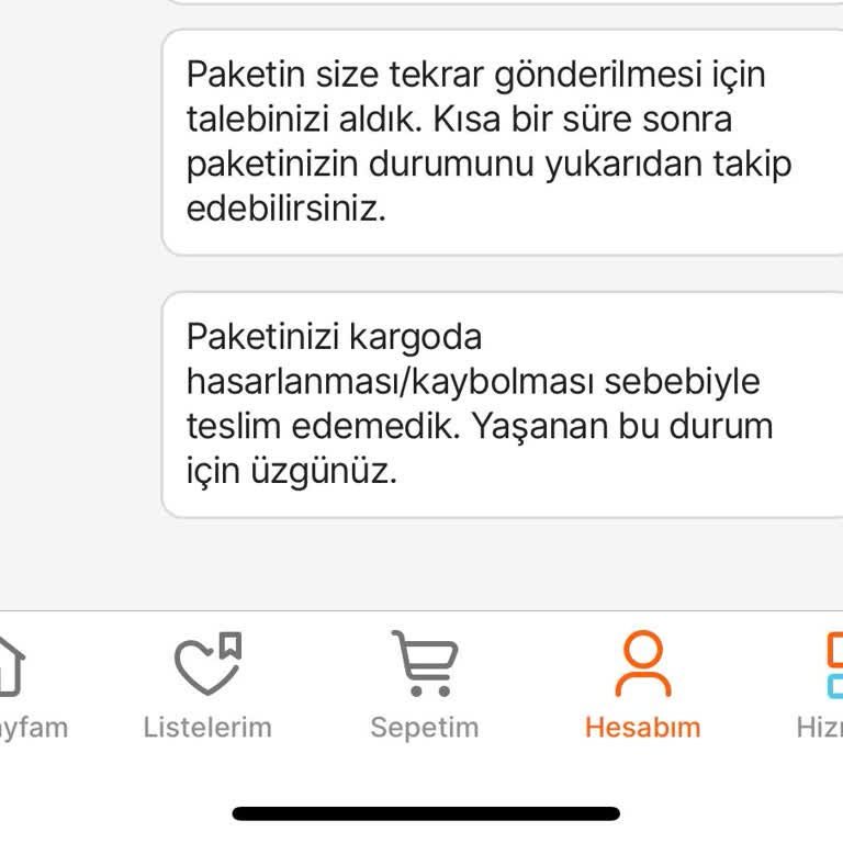 Hepsijet Kargomu Eve Getirmiyor Siz Alın Diyor