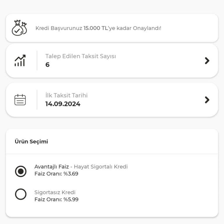 On Dijital Bankacılık On Mobil Faizsiz Kredi Vermiyor