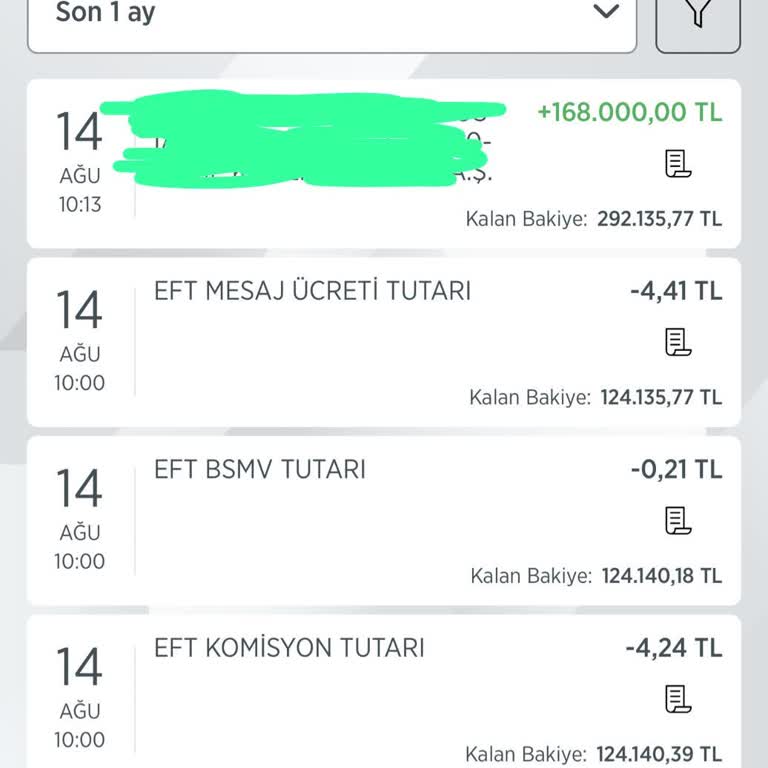 Ziraat Bankası Ziraat Komik EFT Limiti