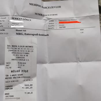 Bahçelievler Medipol Hastanesi Pişmanlığı