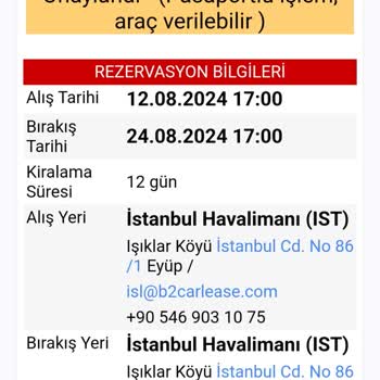Araç Kiralama B2CAR