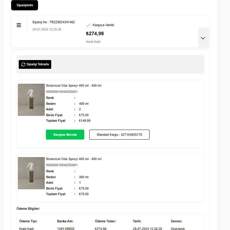 English Home Siparişlerinin Takibini Yapmıyor!