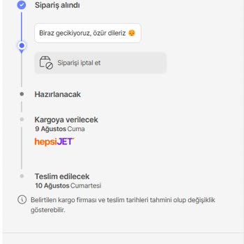 Hepsiburada Değişim Ürünü Göndermiyor. Çözüm Bulamıyorlar.