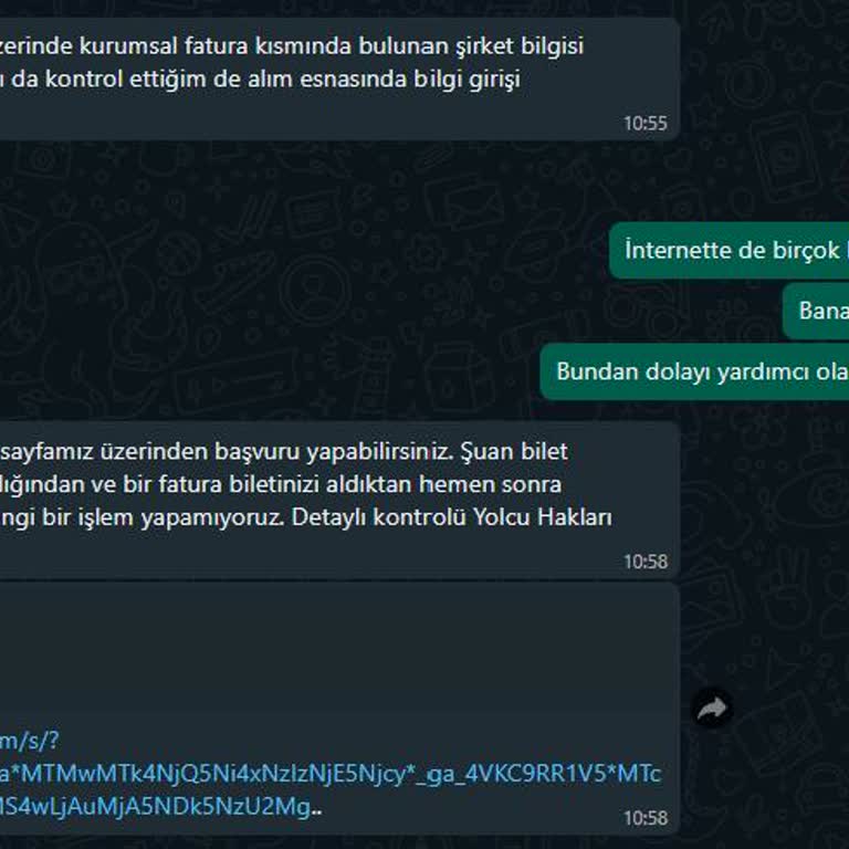 Sunexpress Kurumsal Fatura Sorunu