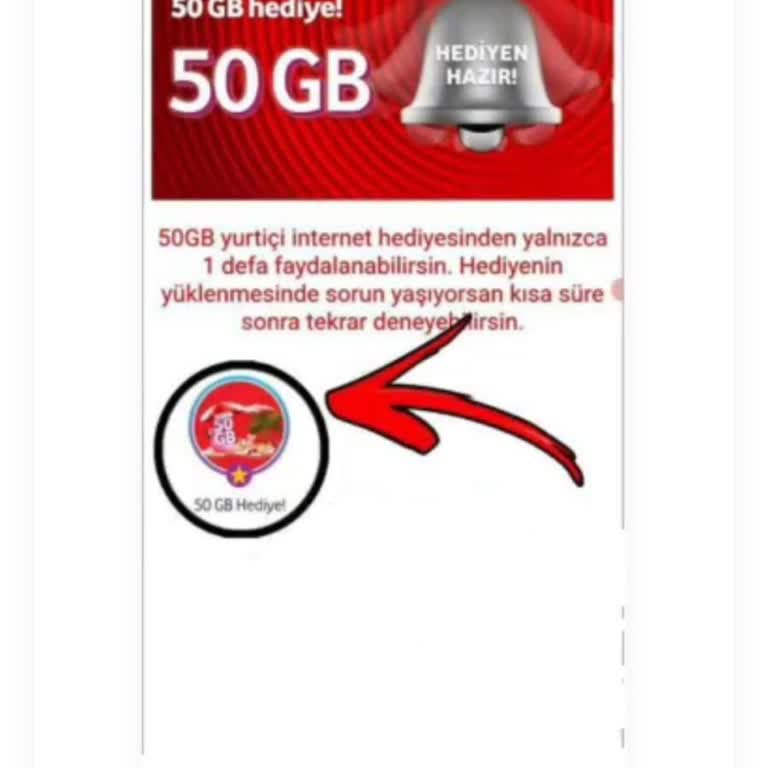 Vodafone 50 GB Hediye İnternet Kampanyasına Erişemiyorum