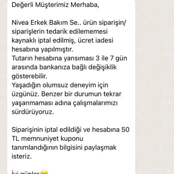 N11'den Aldığım Nivea Seti İptal Edildi Ve Kupon Sorunu Yaşadım