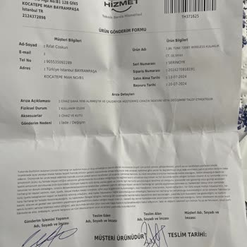 Teknosa'dan Alınan JBL Kulaklıkta Uzun Süreli İade Sorunu