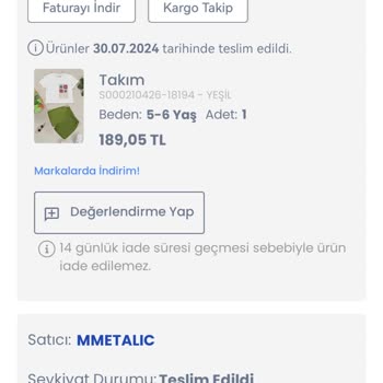 LCW İade Yapamıyorum