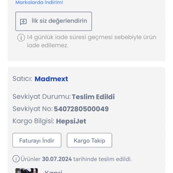 LCW İade Yapamıyorum