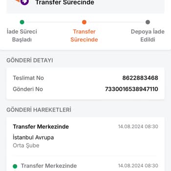 Trendyol Ty EXPRESS'in Teslim Etmediği Kargoyu İadeye Göndermesi Saçmalığı