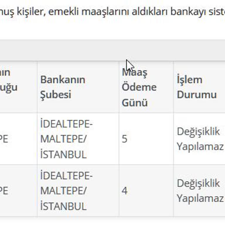 SGK Banka Değişikliği Blokesi
