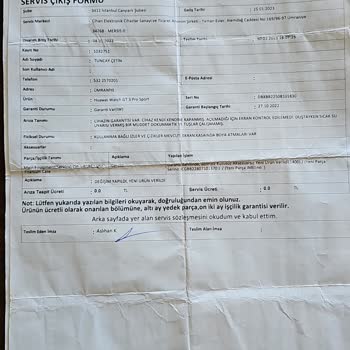 Huawei 30 Metre Su Geçirmez Yazan, Dalış Özelliği Olan Akıllı Saat Su Geçirdi