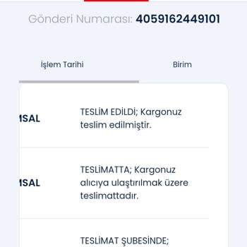 Aras Kargo İlgisizliği Ve Yanlış Bilgi Vermesi