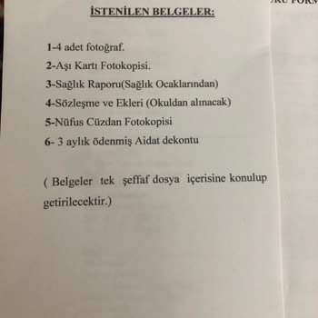 Milli Eğitim Bakanlığı MEB Anaokul İçin Aidat Şikayeti