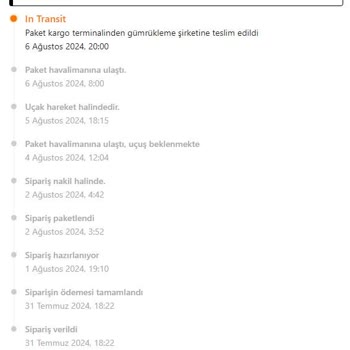 MNG Kargo Temu Siparişlerinde MNG'nin Gümrüklemeyi Geciktirmesi