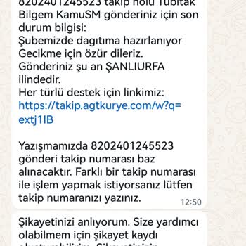 AGT Kurye (aynigunteslim.com) Kargo Firmasıyla Yaşanan Büyük Gecikme Ve Sorunlar