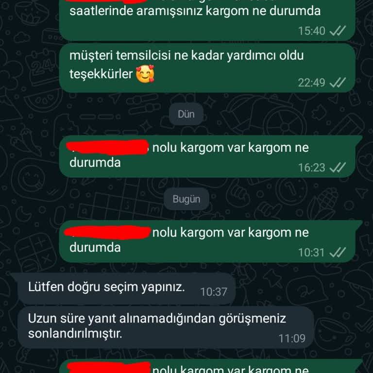 Dijital Kurye Hattım Elime Ulaşmadı.