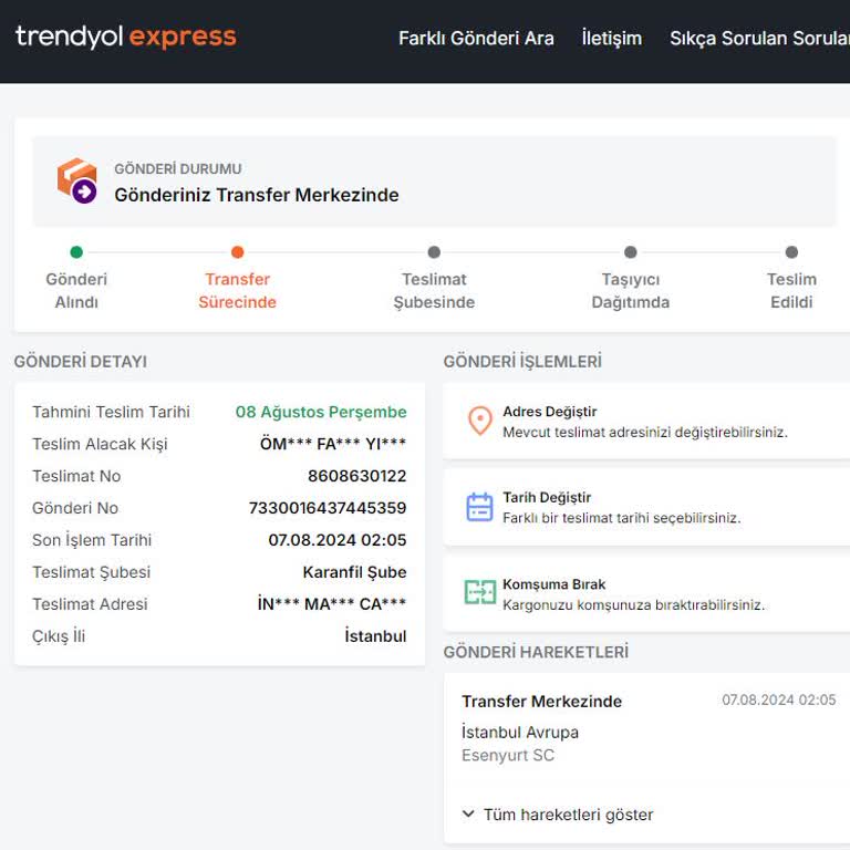 Trendyol Kargo Gecikmesi Ve Müşteri Hizmetleri Sorunu