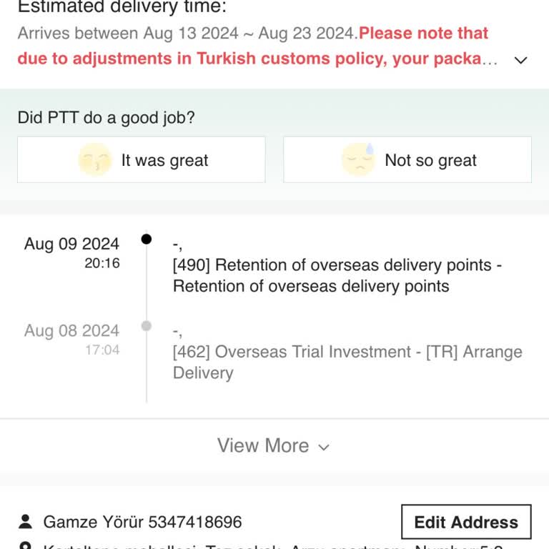 PTT Kargo Arnavutköy PTT PİM Uluslararası Kargo