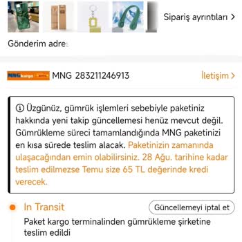 MNG Kargo MNG Gümrük İşlemlerini Yapmıyor!
