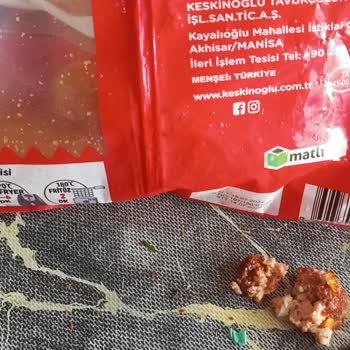 Keskinoğlu A101'den Aldığım Piliç Kroketten Plastik Çıktı