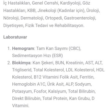 Tekden Hastanesi Check-Up Hizmetinde Eksiklik Ve Bilgi Kirliliği