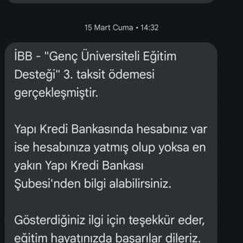 İBB Genç Üniversiteli Bursu Bankanın Sistemlerinde Görünmüyor