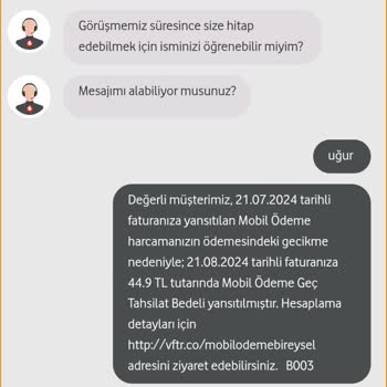 Vodafone Fatura Sorunu ve Müşteri Hizmetlerine Ulaşamama