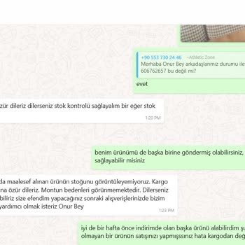 Pazarama & Athleticzone Uyguna Satıyoruz Algısı Ve Olmayan Ürün Satışı