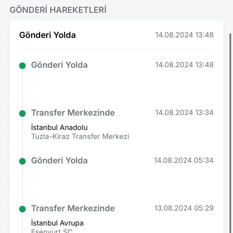 Trendyol Express Trendyol Expres Kargo Sorunu