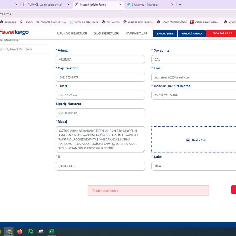Sürat Kargo Süper Ve Fırlatarak Teslimat