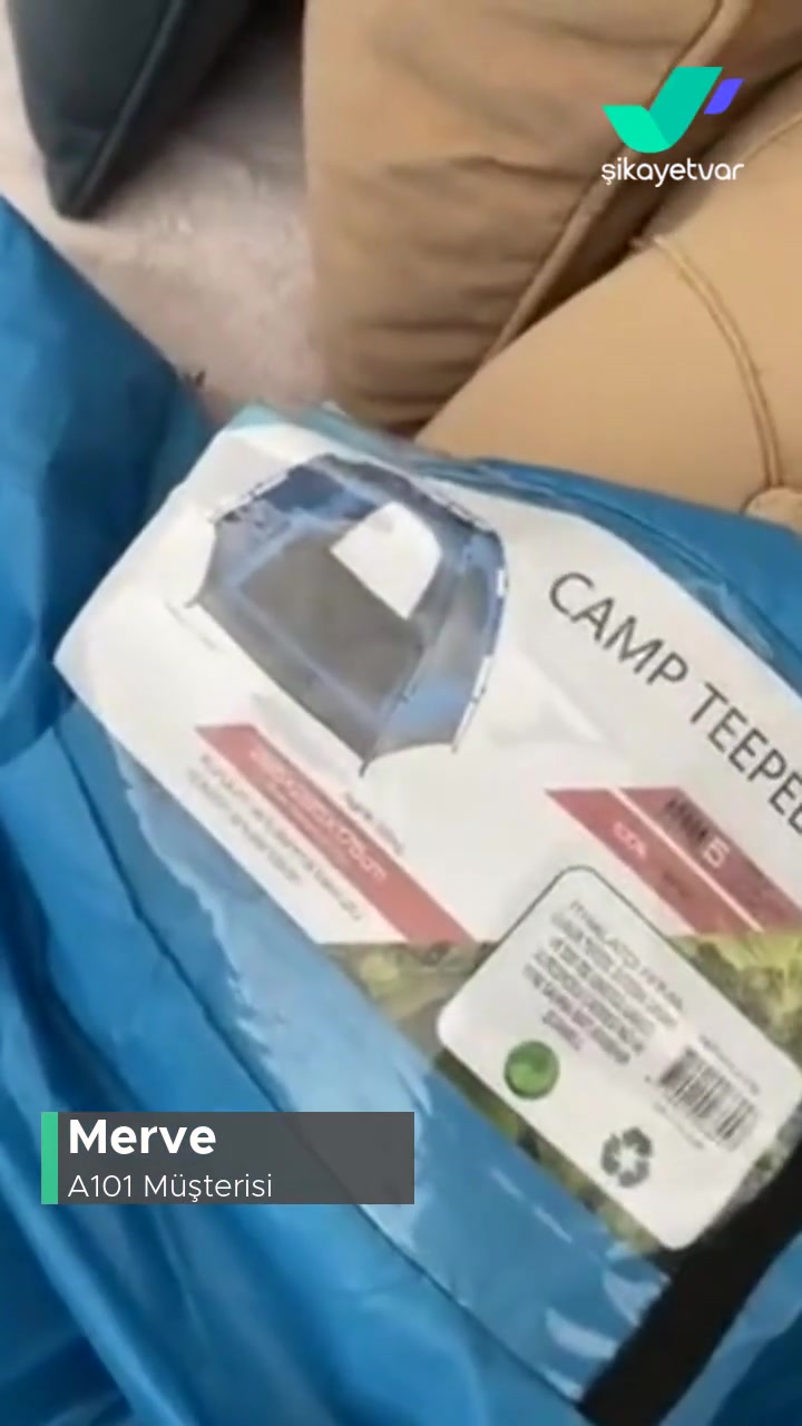 A101 Sipariş Edilen Çadırın Hali! videonun kapak resmi