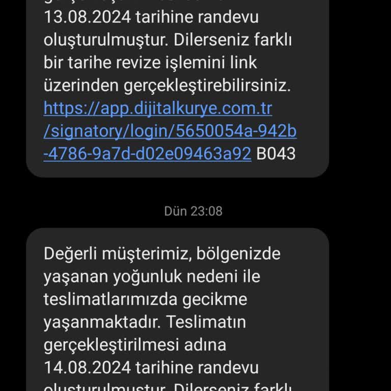 Dijital Kurye Erteleyip Durdular Bir Türlü Ulaşılmadı Bana