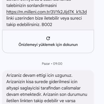 Millenicom İnternetin Sorumsuzluğu Ve Arızayı Çözmeyip Geçiştirmesi