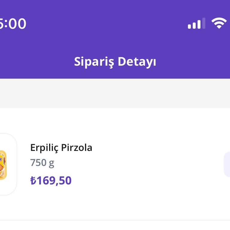 Getir Bozuk Tavuk Şikayeti