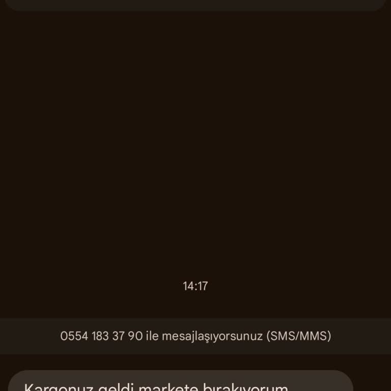 Tokat Merkez Sürat Kargo Siparişimi Adresime Değil Markete Teslim Etme