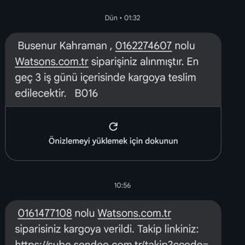 Watsons Habersiz Online İptal