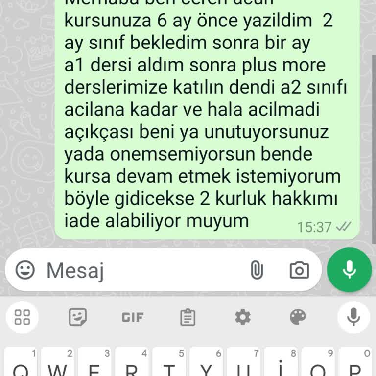 American Life Paramı Geri İstiyorum