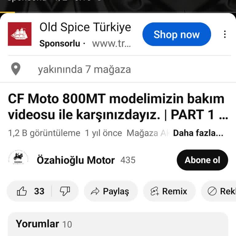 CFMOTO 800 MT Bakım Süreleri Hakkında Bilgilendirme Sorunu