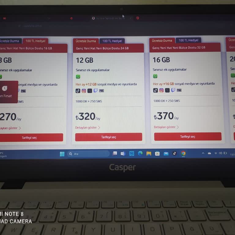 Vodafone Net Yanlış Tarife Ve Fiyatlandırma Sorunu