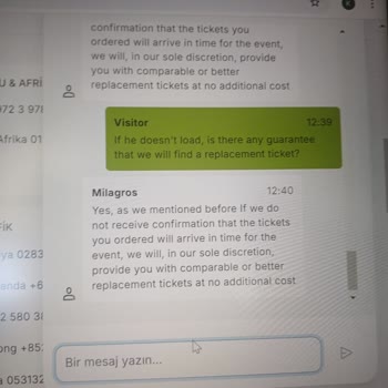 Viagogo Dan Aldığım Maç Biletinin Ücret İadesini İstiyoruz.