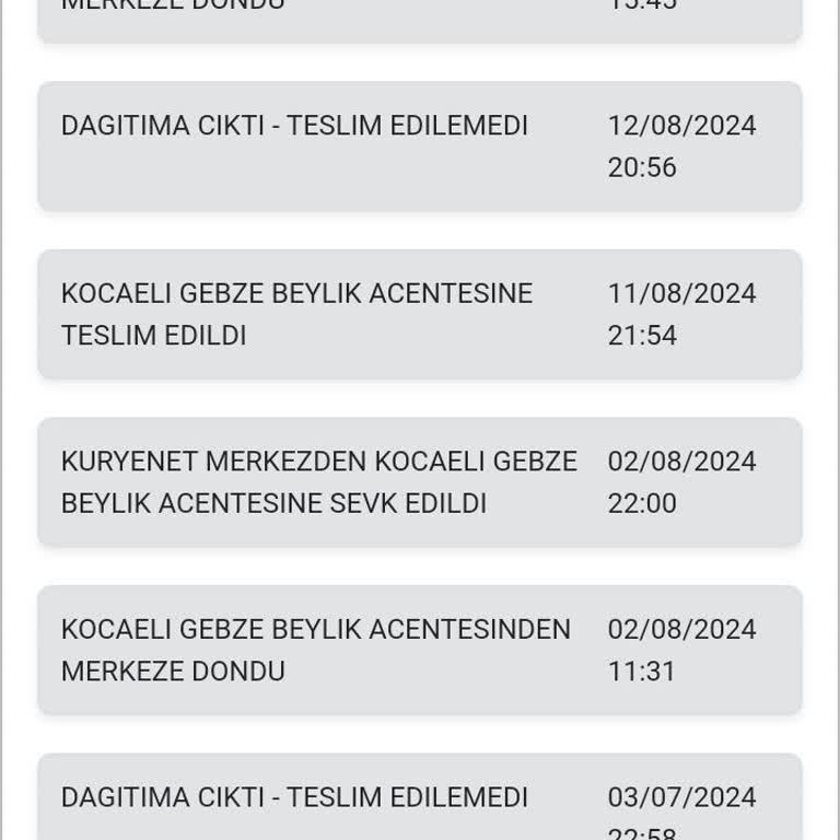 Kuryenet Kart Teslimi Beylikbağı Acentesi