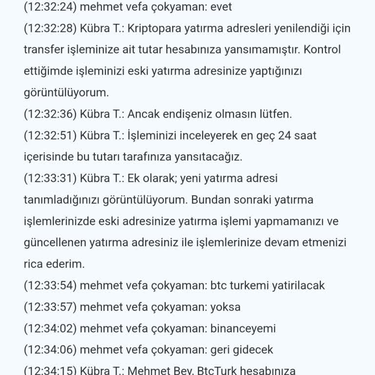 BTCTURK Para Transferinde Mağduriyet