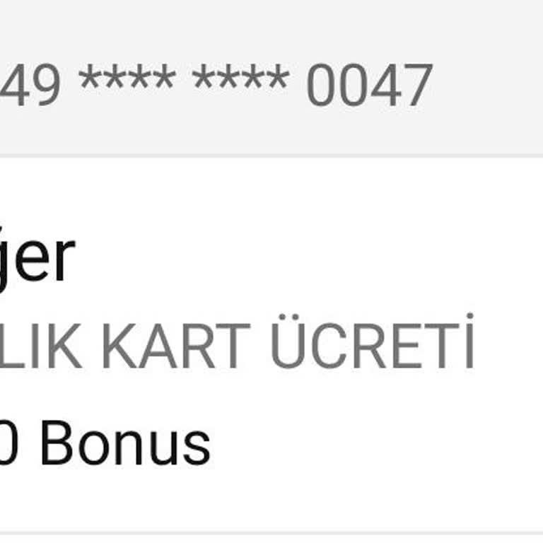 Garanti BBVA Kredi Kartı Yıllık Kart Ücreti İptali