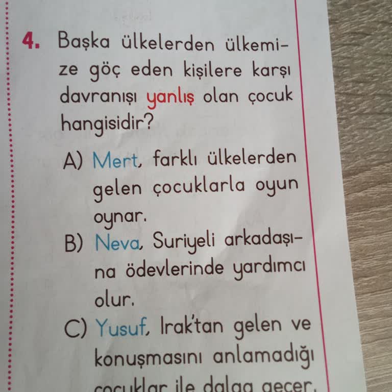 Kaliteli Eğitim Yayınları'nda Şok Eden Soru