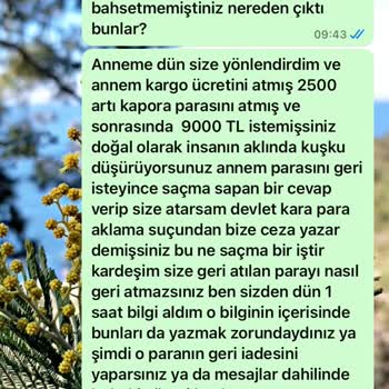 Evde_paketleme_acentesi_tr (İnstagram) İşlem Ücreti Adı Altında Haksız Yere Paramı Aldılar.